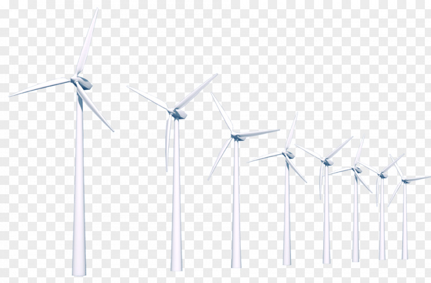 Row Of Wind Turbines PNG Turbines, white windmill clipart PNG