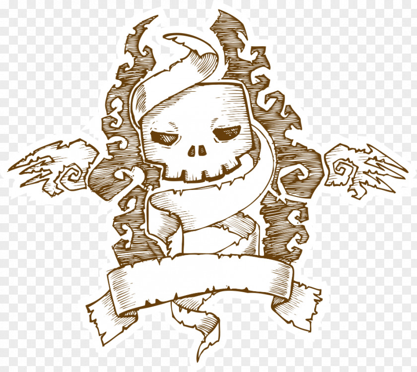 Vector Hand-drawn Characters Halloween PNG