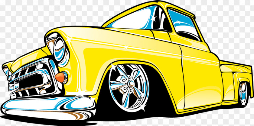 Vehicle Car Yellow Cartoon Rim PNG
