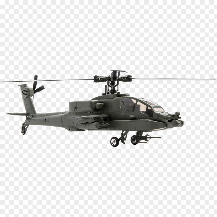 Apache Helicopter Rotor Boeing AH-64 Radio-controlled Airplane PNG