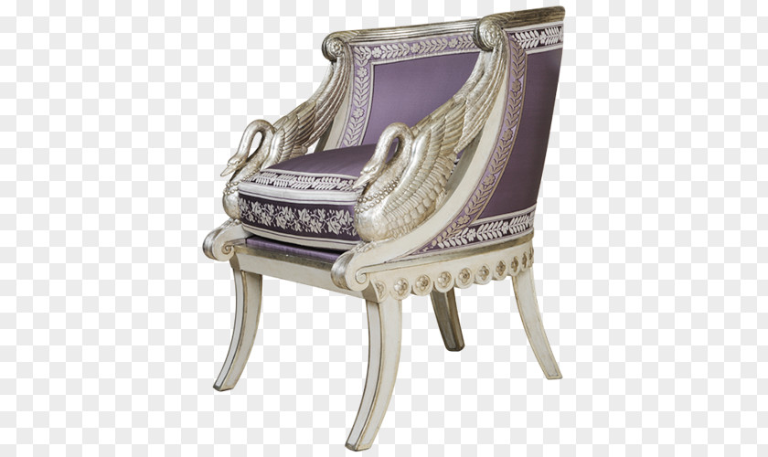 Chair Élysée Palace Gondola Silver PNG