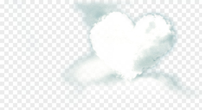 Cloud White Heart Sky Wallpaper PNG