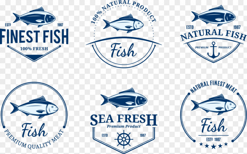 Fish Vector Material Label As Food PNG