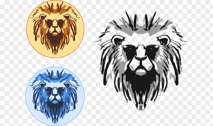 Lion Graphic Design Logo Vector Graphics Image PNG