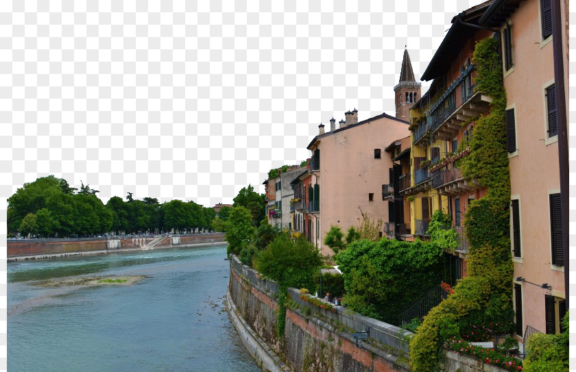 The Historic City Of Verona, Italy, Seven Verona Landscape Tourism Facade PNG