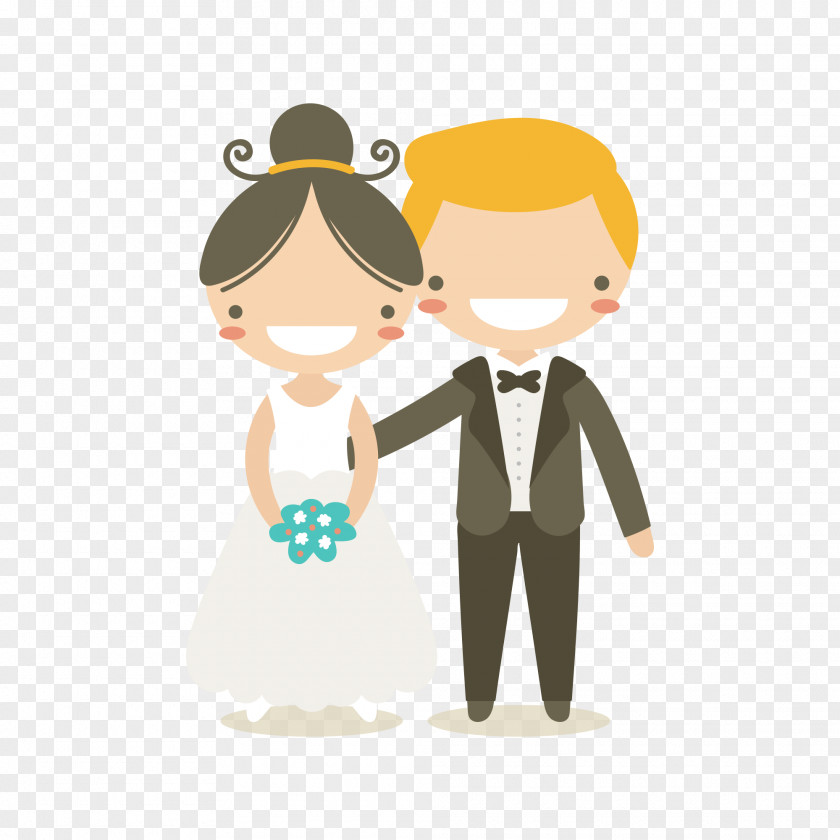Couple Illustration Wedding Clip Art PNG