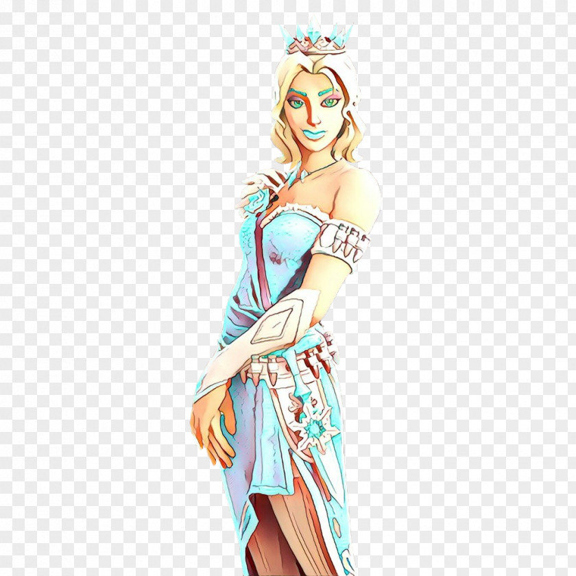 Gown Fashion Design Character Created By Model Costume PNG
