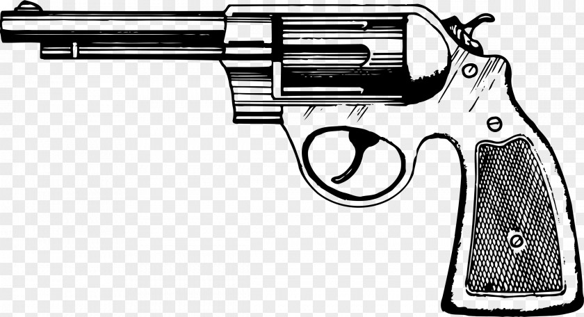 Handgun Revolver Pistol Clip Art PNG