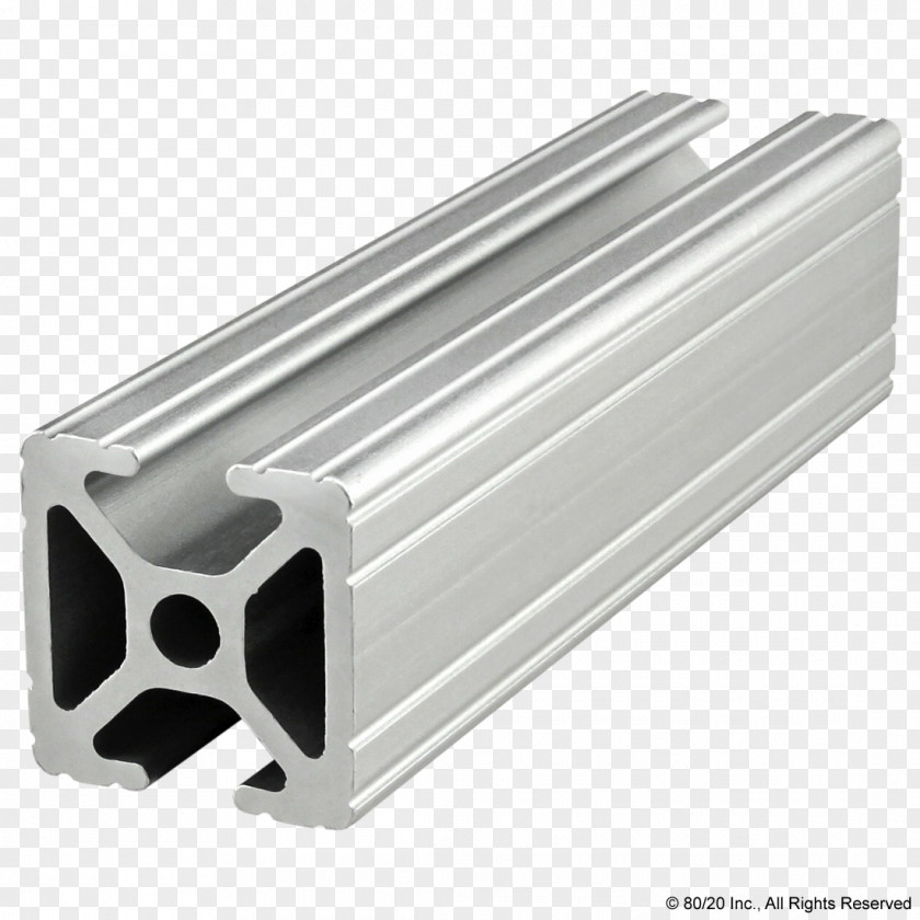 Profile 80/20 T-slot Nut Extrusion Aluminium Manufacturing PNG