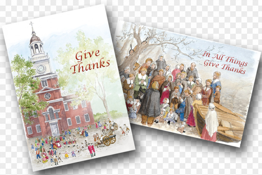 Thanksgiving Card Book PNG