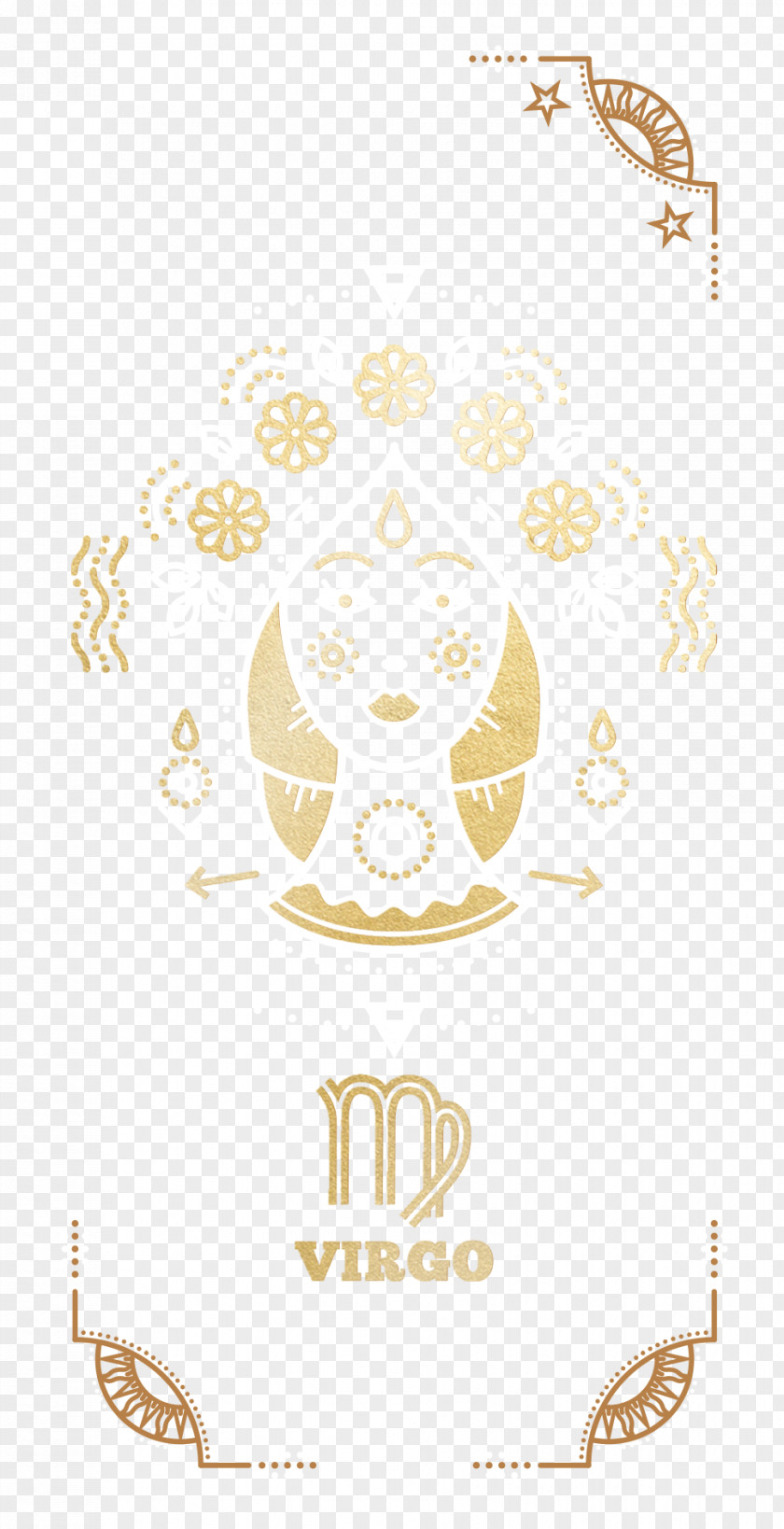 Virgo Paper Pattern PNG