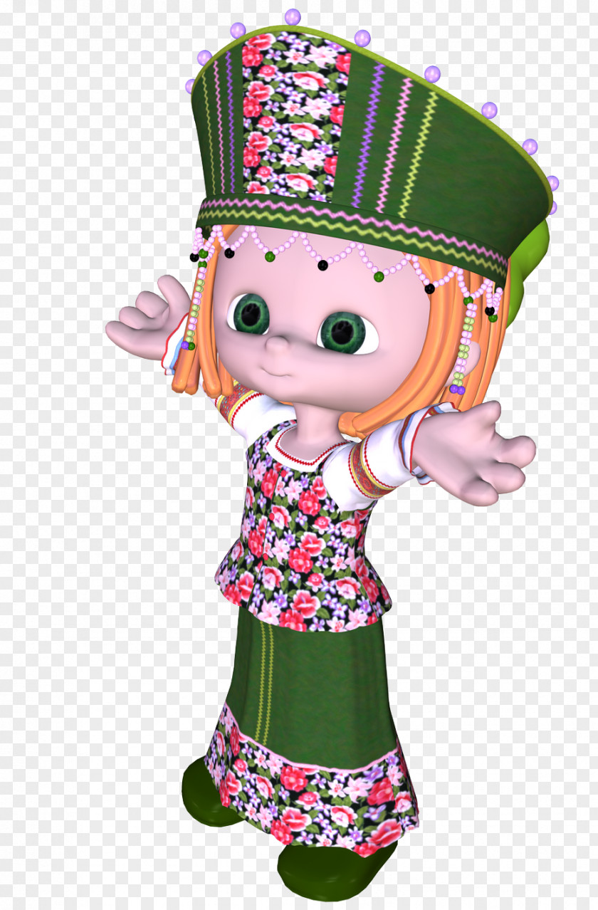 Doll Animated Cartoon Figurine PNG cartoon Figurine, russian girl clipart PNG