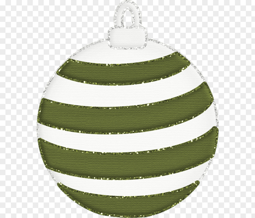 Green Ball Christmas Ornament PNG