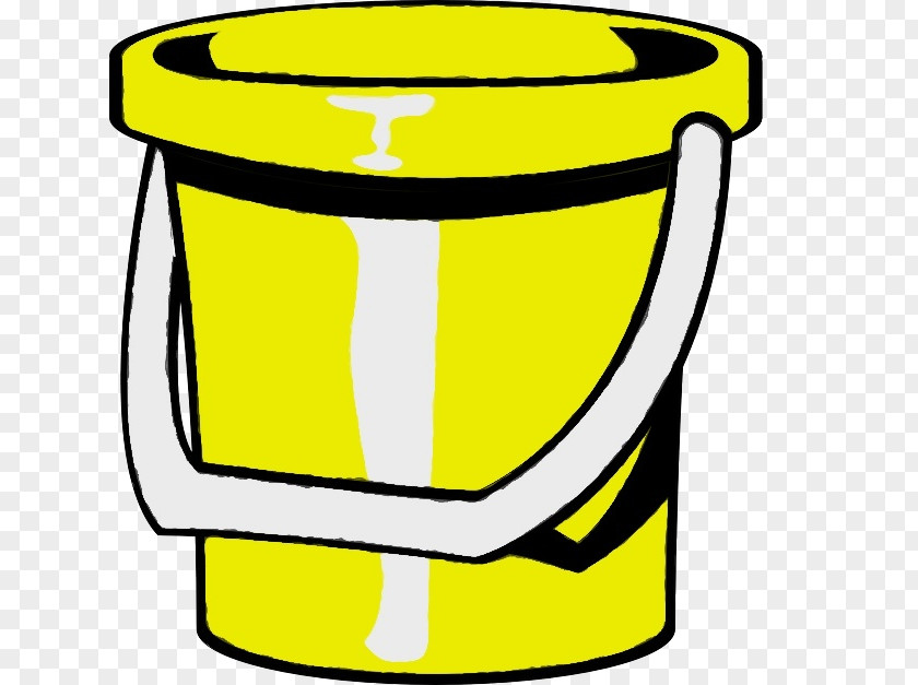 Waste Containment Container Yellow Clip Art Line PNG