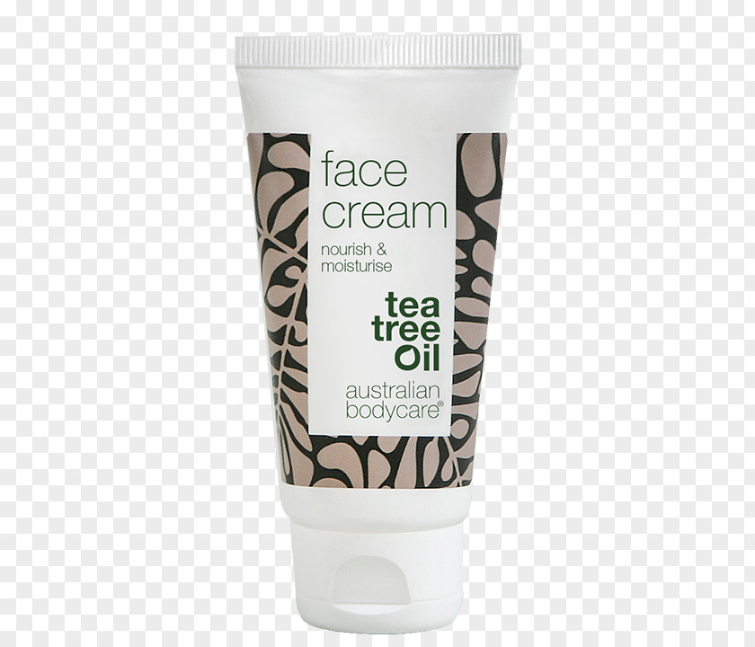 Cream Tea Tree Oil Skin Lotion Face PNG