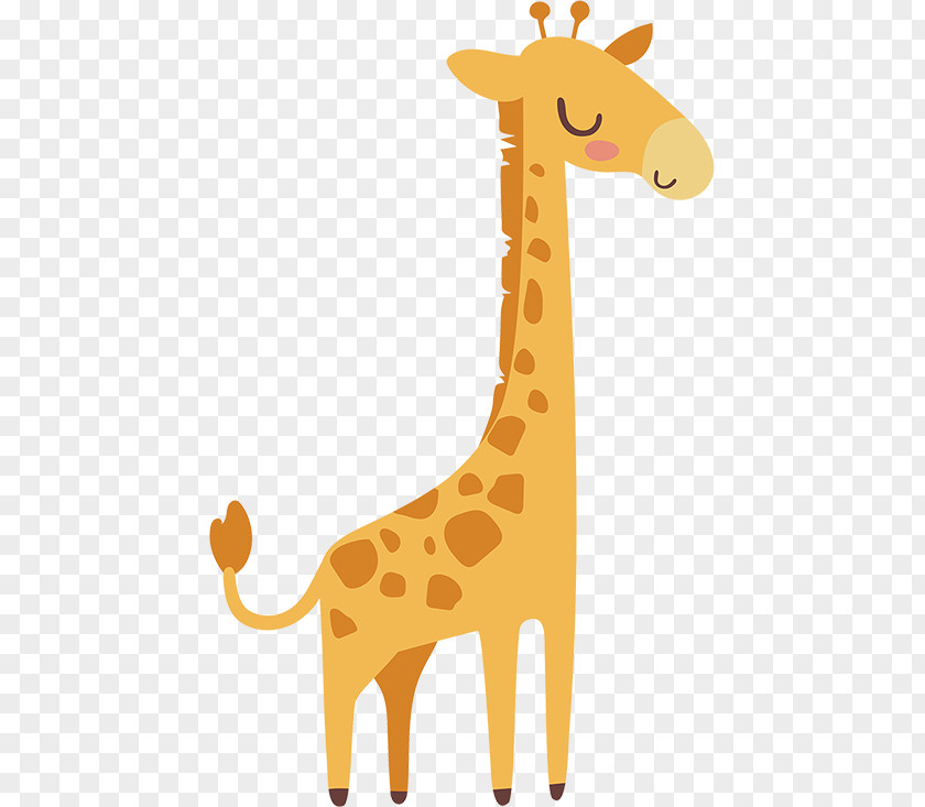 Giraffe Clip Art Image Illustration Drawing PNG