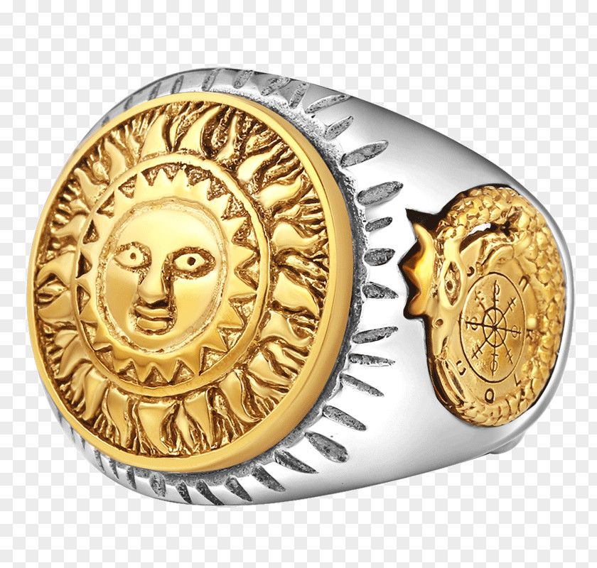 Gold Sterling Silver Ring Jewellery PNG