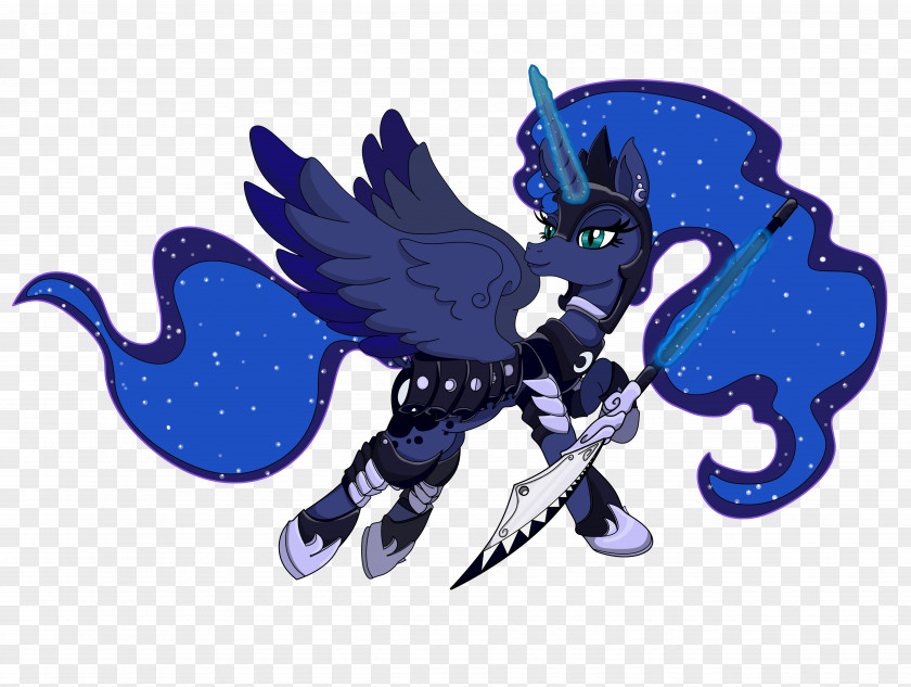 Starlit Night Earring Princess Luna Pony Horse Winged Unicorn PNG