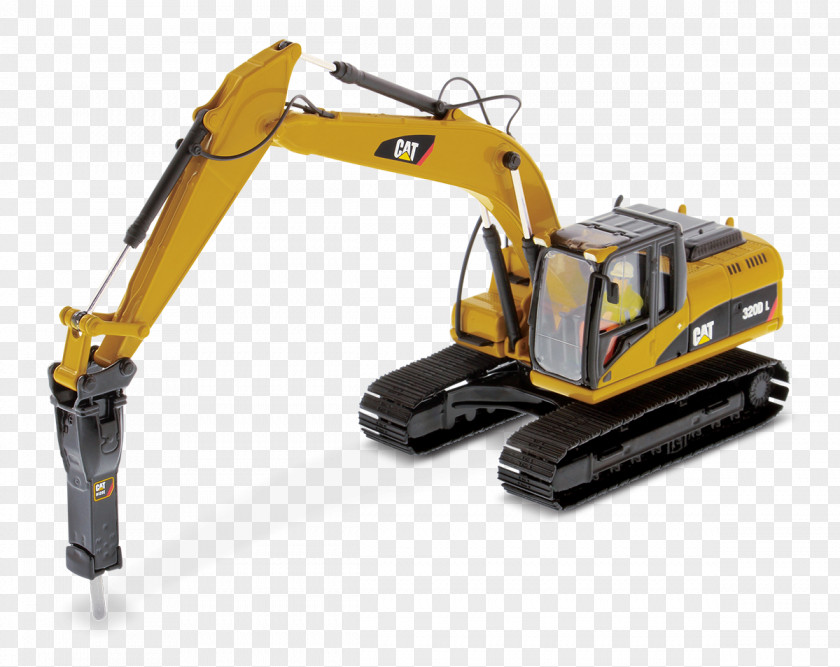 Caterpillar Inc. Die-cast Toy Excavator Loader Bulldozer PNG