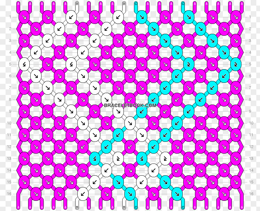 Diamond Friendship Bracelet Pattern Bead PNG