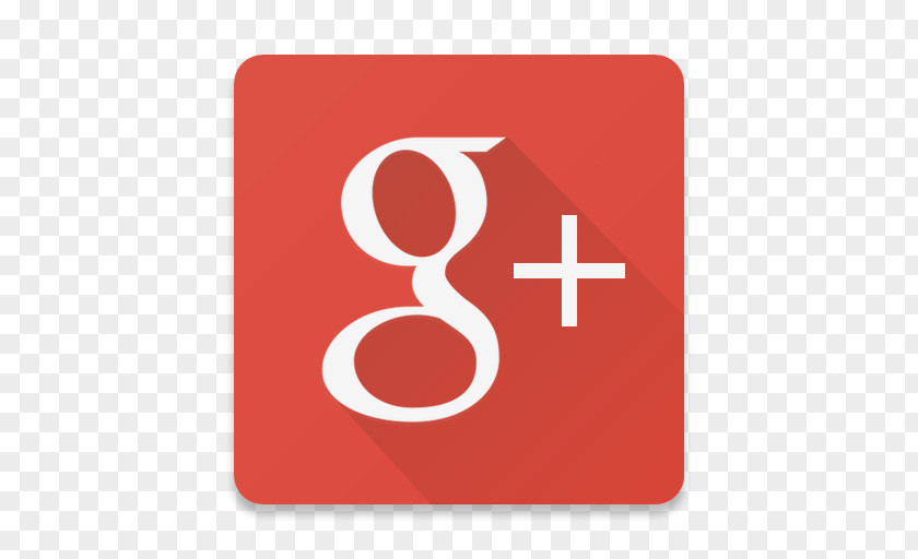 Google Plus Square Symbol Red PNG