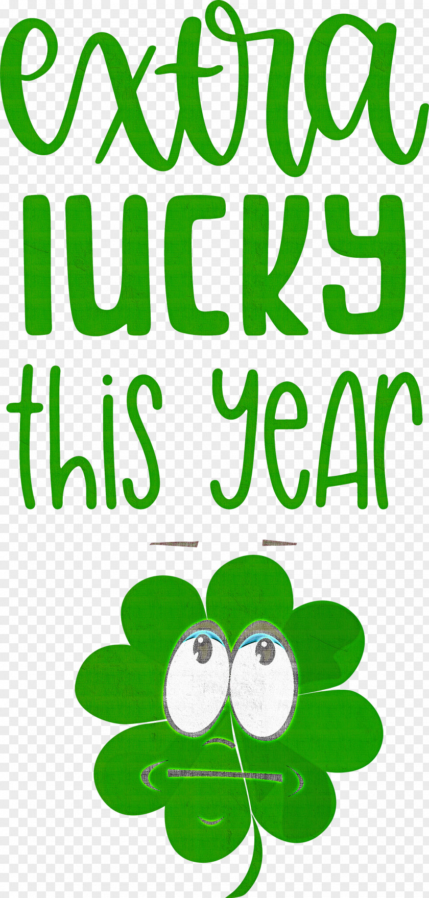 Saint Patrick Patricks Day Extra Lucky PNG