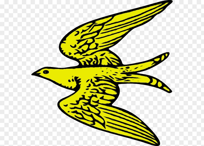 Symbol Bird Yellow Beak Wing Clip Art PNG