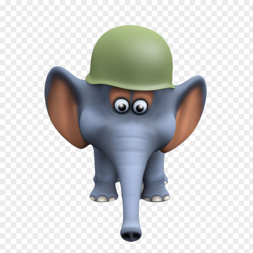 An Elephant With A Helmet Photography Soldier Royalty-free Illustration PNG