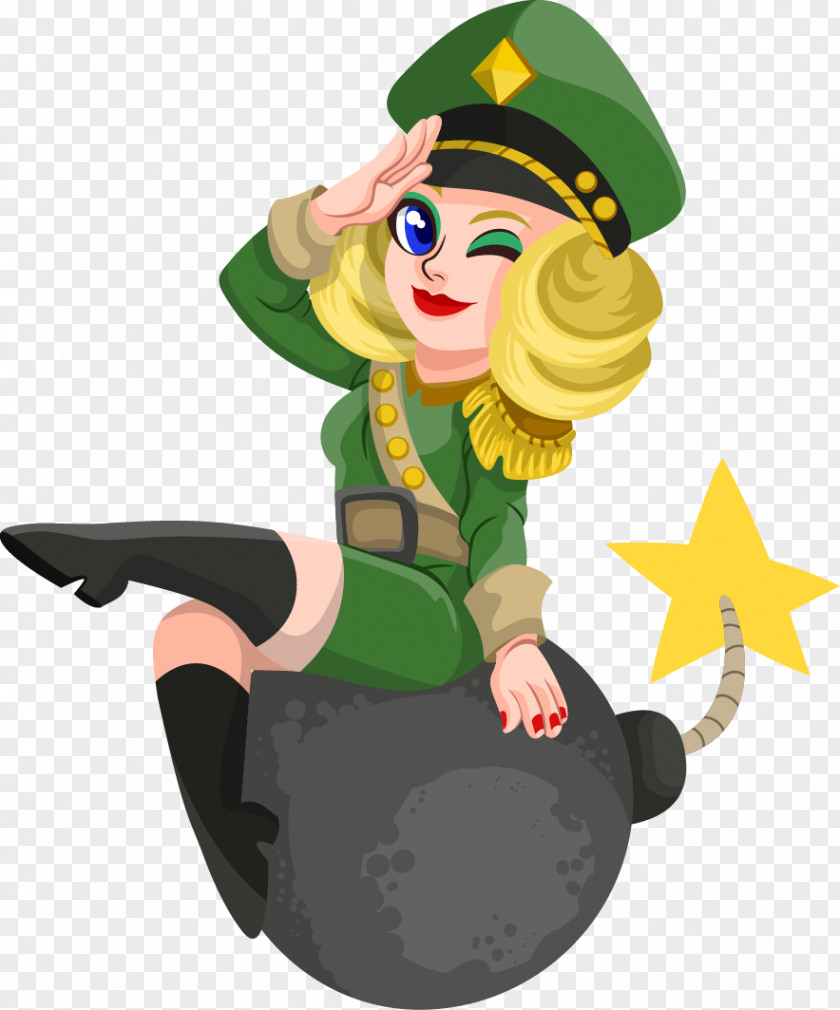 Female Soldier Cliparts Cartoon Military Clip Art PNG