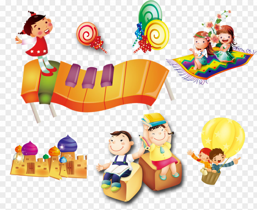 Flying Free Kids Download Clip Art PNG