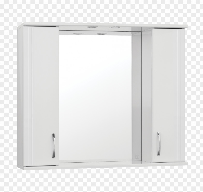 Light Bathroom Cabinet Mirror Furniture PNG