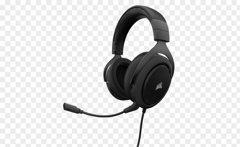 Microphone CORSAIR HS60 SURROUND Gaming Headset Headphones PNG