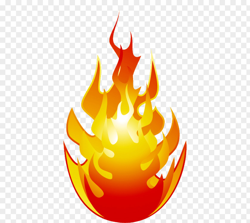 Pentecost Border Single Flame Classical Element Clip Art Image PNG