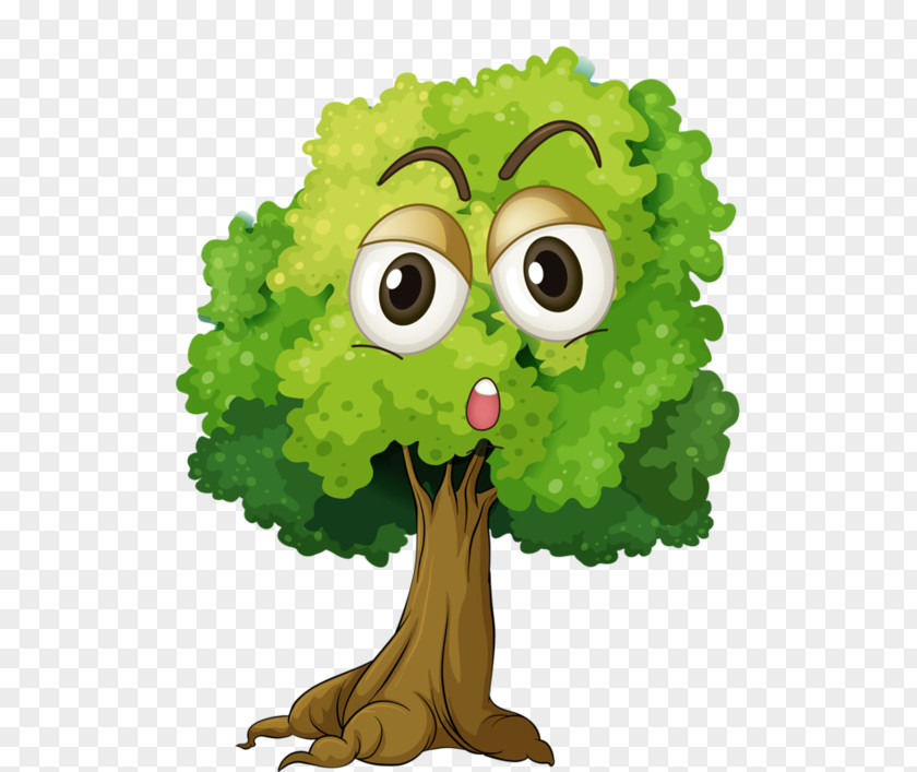 Smiley Tree Clip Art PNG