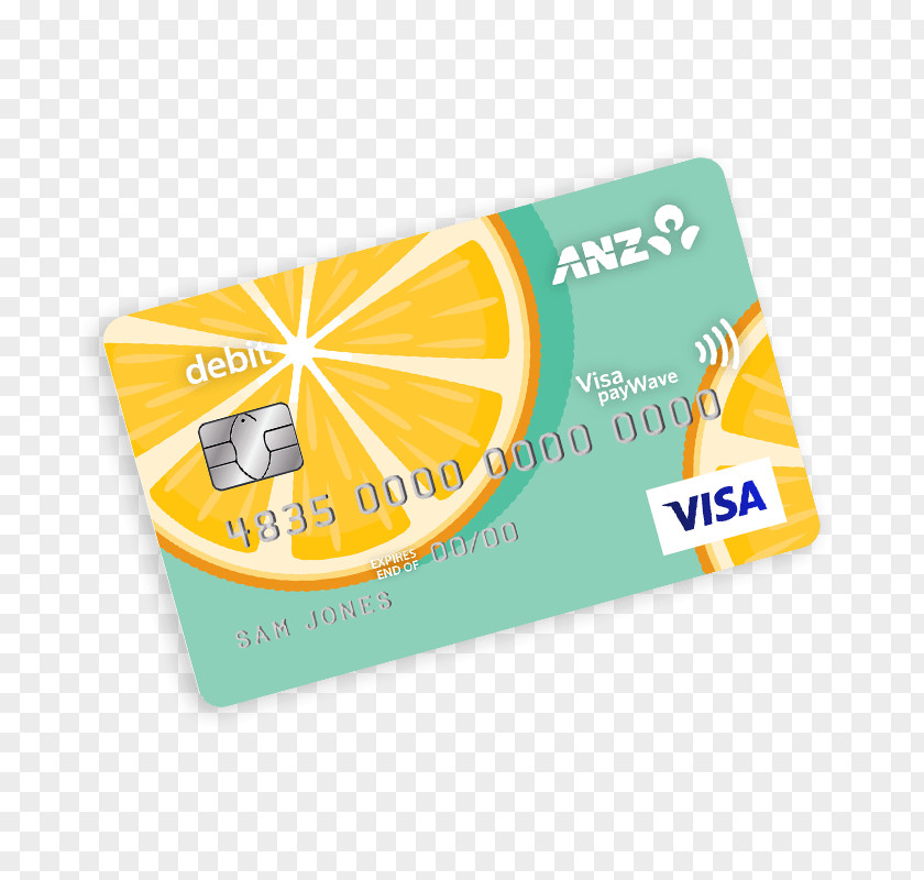 Visa Brand Yellow Australia And New Zealand Banking Group PNG