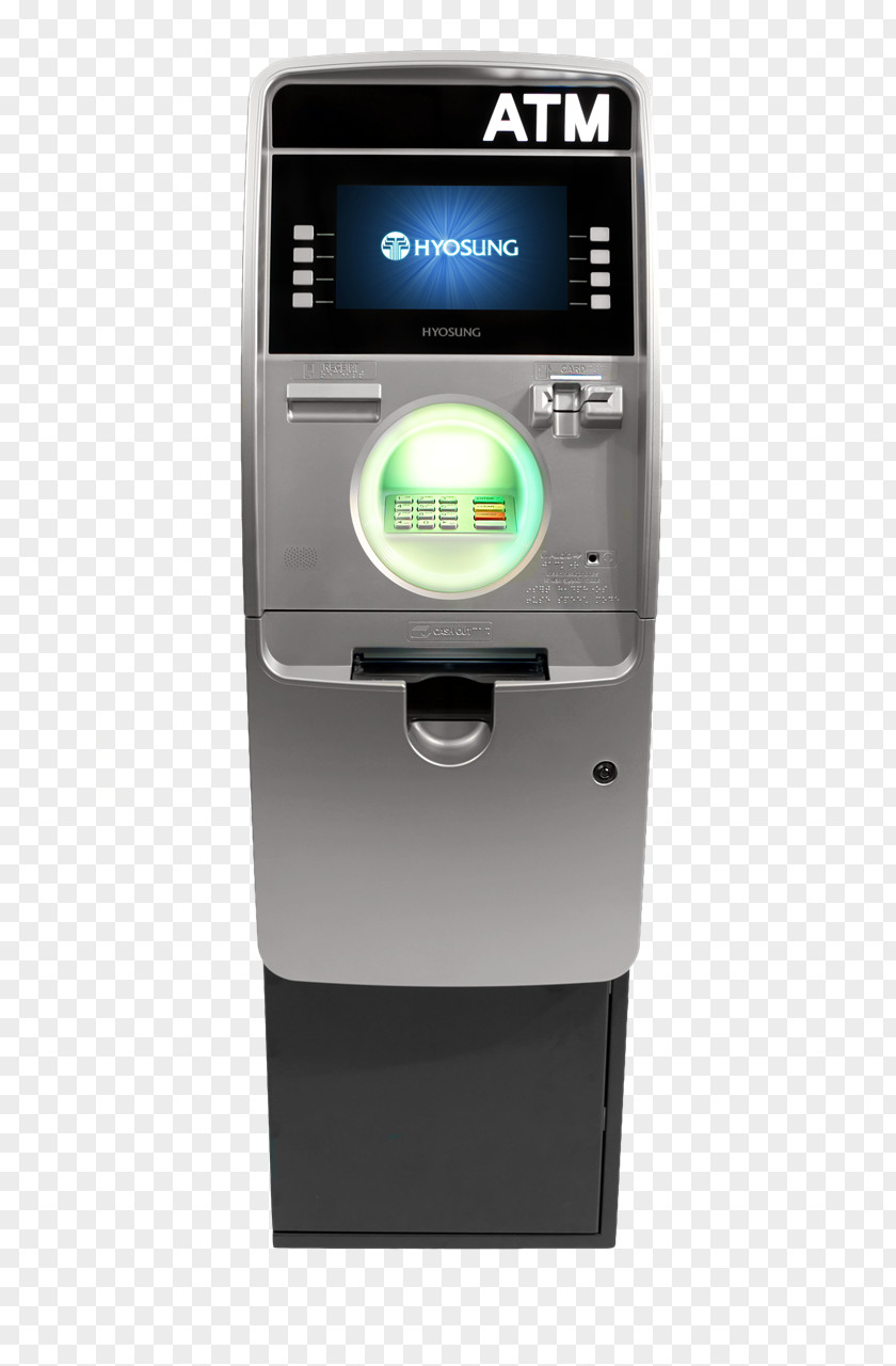 Atm Automated Teller Machine Halo 2 EMV Hyosung ATM Card PNG