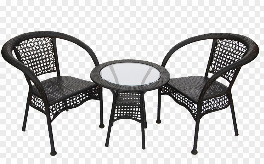 Black Wicker Chair Calameae Gratis PNG