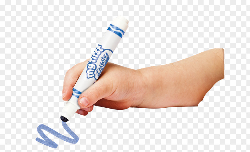 Nail Crayola Marker Pen Hand PNG