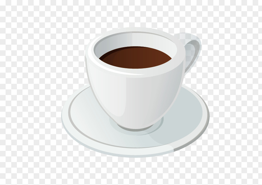Vector Coffee Cup Hong Kong-style Milk Tea Espresso Caffxe8 Americano PNG