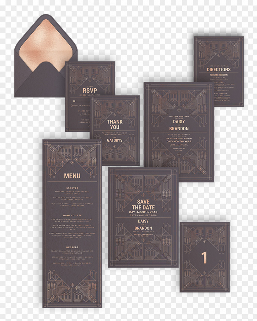 Wedding Invitation Convite Template PNG