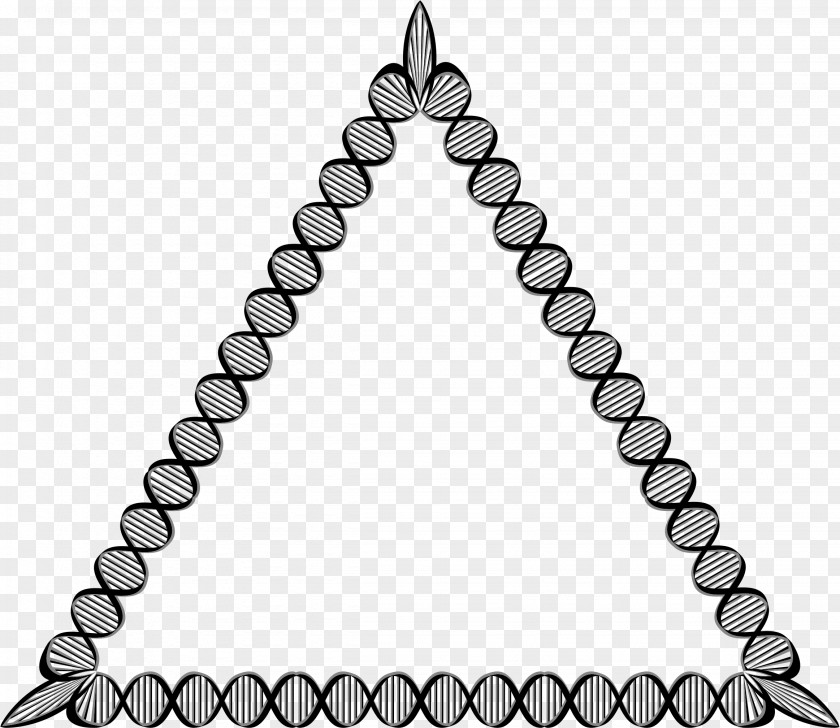 DNA Triangle Geometry PNG