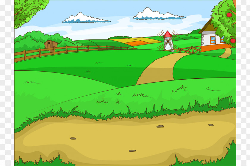 Farm Pattern Cartoon Agriculture PNG