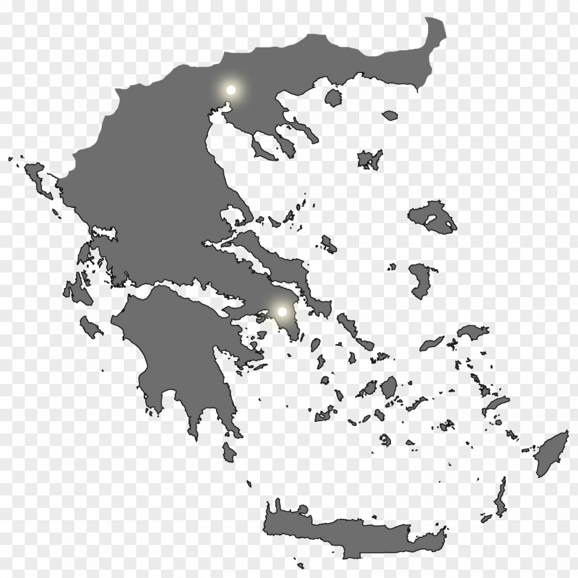 Greece Blank Map Mapa Polityczna PNG