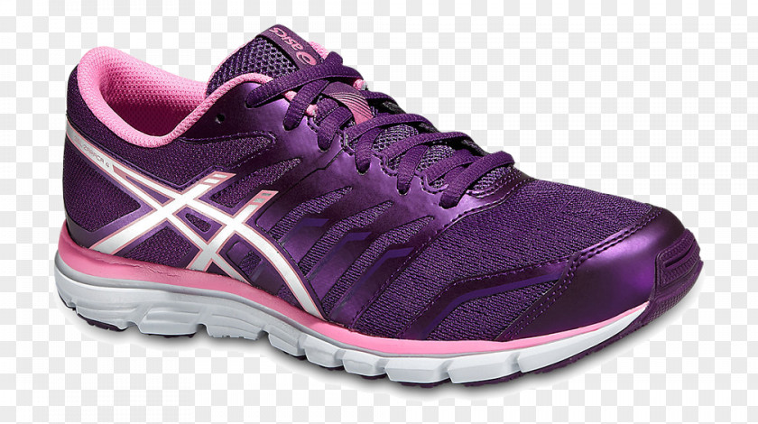 Purple Asics GEL-ZARACA 4 Sports Shoes Gel Zaraca EU 41 1/2 PNG
