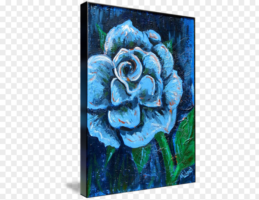 Rose Paint Acrylic Painting Canvas PNG