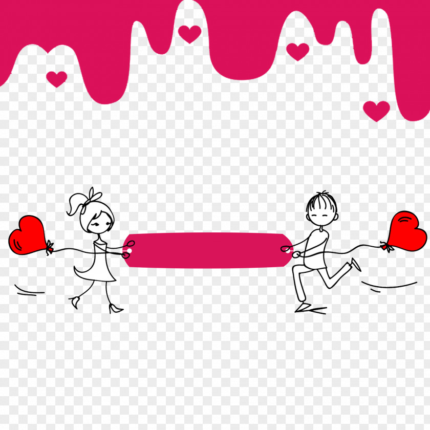 Valentine Element Dating Dia Dos Namorados Couple Drawing PNG