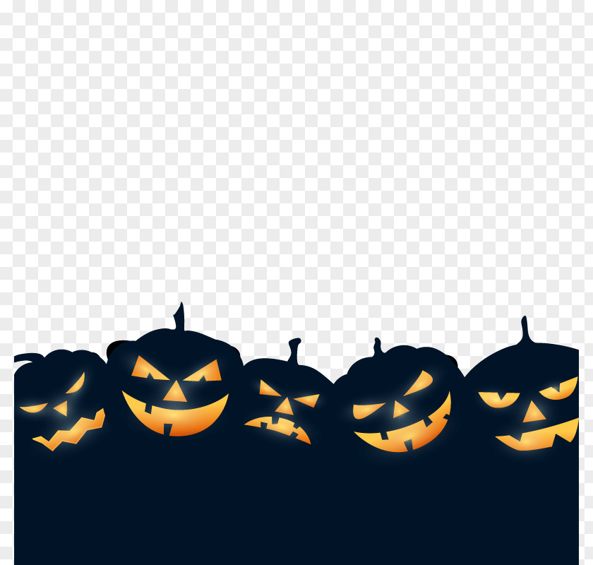 Halloween Pumpkin Head Vector Material Card Jack-o'-lantern Photo Booth Trick-or-treating PNG