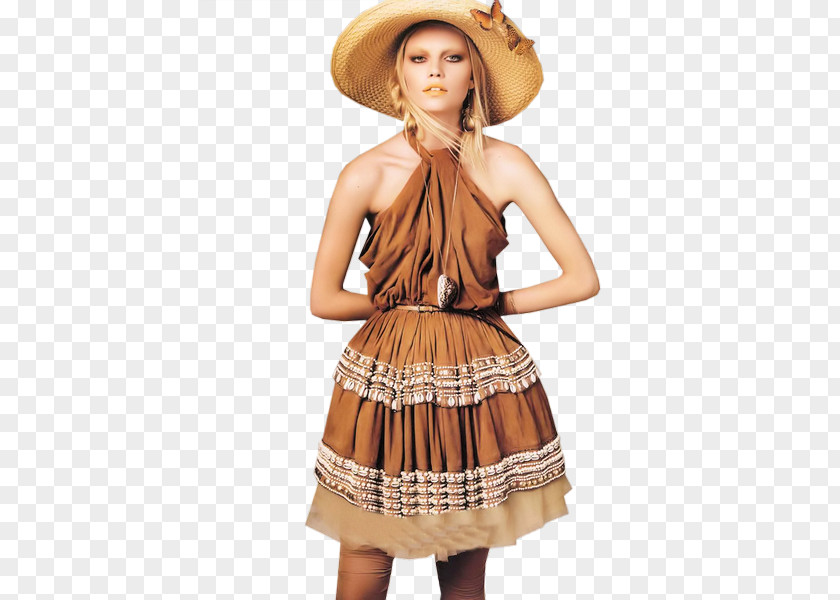 Iza Fashion Headgear Costume Dress PNG