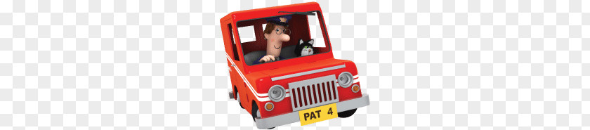 Postman Pat In Van PNG Van, mail man illustration clipart PNG