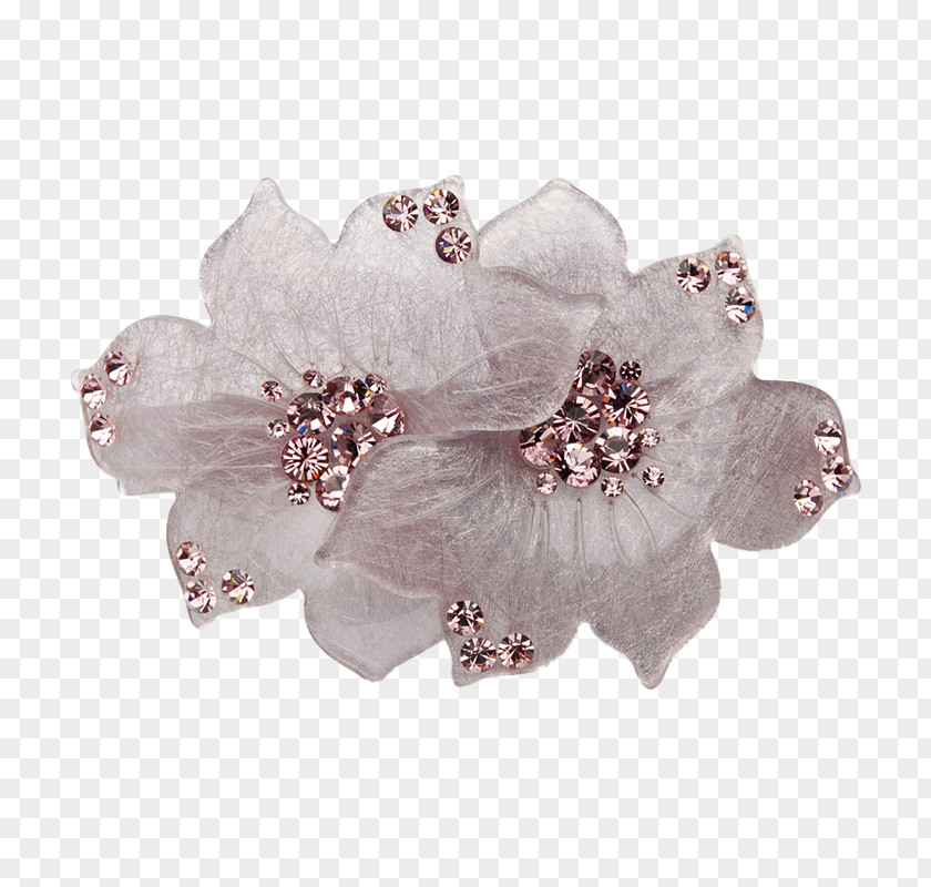 Twin Flower Brooch Rhinestone Hair Accessories Barrette Headband Fashion Accessory JD.com Capelli PNG